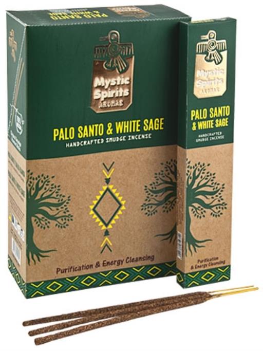 Mystic Spirits Palo Santo & White Sage 8 Sticks
