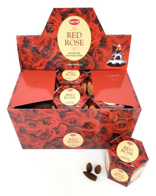 Red Rose Backflow INCENSE Cones 480 Pcs