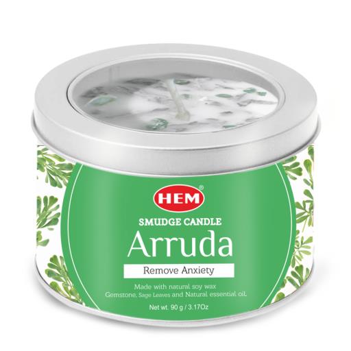 Arruda Smudge CANDLE Natural Soy Wax