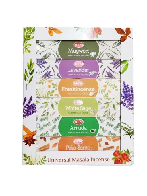 Universal Series 15G INCENSE Gift Pack With INCENSE Burner