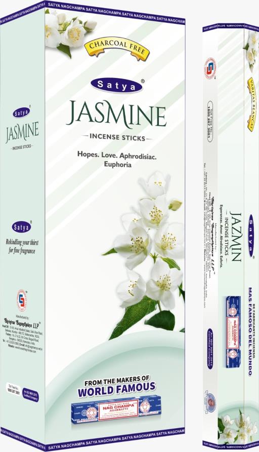 Jasmine INCENSE Sticks & Burns: 45 Minutes/Stick