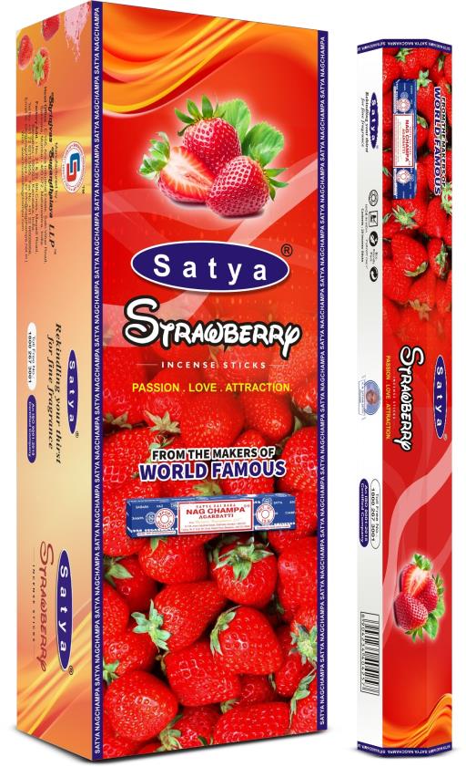 Strawberry INCENSE Sticks & Burns: 45 Minutes/Stick