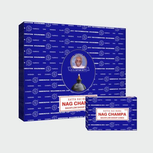 Nag Champa Backflow INCENSE Cones 120 Pcs