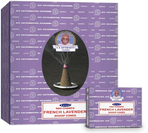 French Lavender Dhoop Cone 12 Cones
