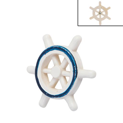 Ship'S Wheel Navy Blue MAGNET