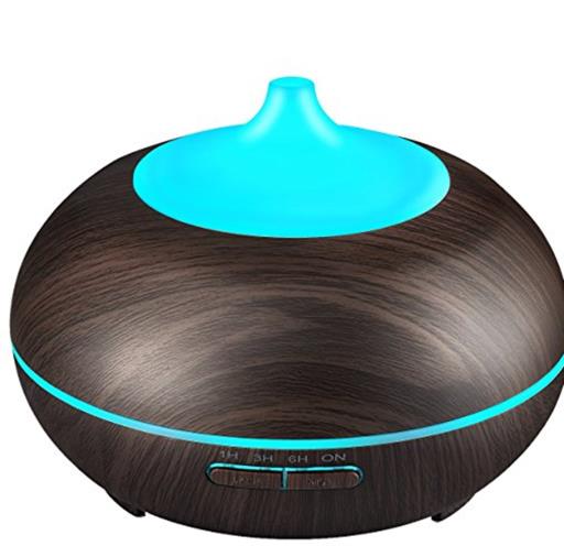 EleCtriC Aroma Diffuser 500Ml 14W Dark WOOD