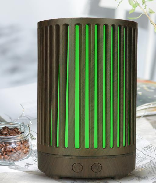 EleCtriC Aroma Diffuser 100Ml 7W Lines Dark WOOD