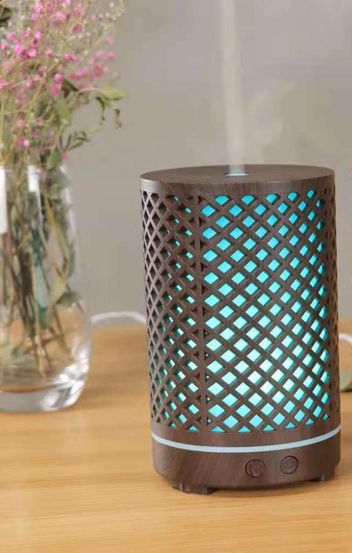 Electric Aroma Diffuser 100Ml 7W Grille Light BROWN