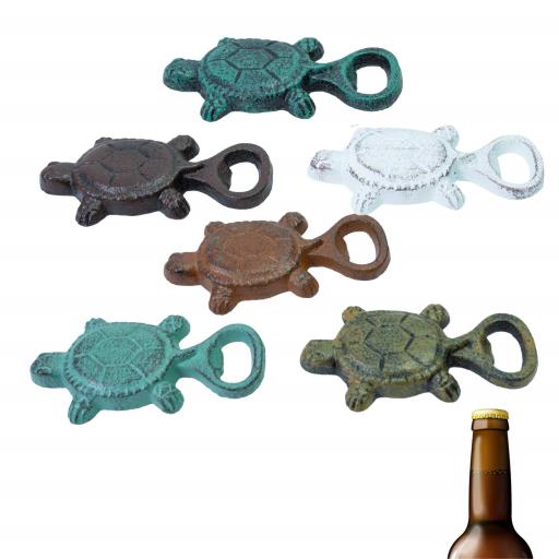 CAST IRON Bottle Opener Sea Turtle Asst. 6