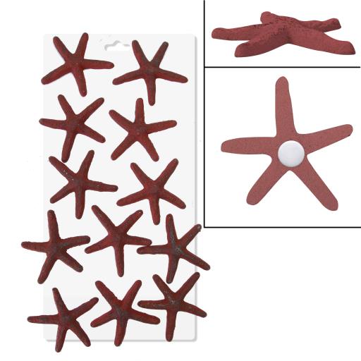 Cast Iron Starfish Magnet With METAL Board (Order Multiple/12)