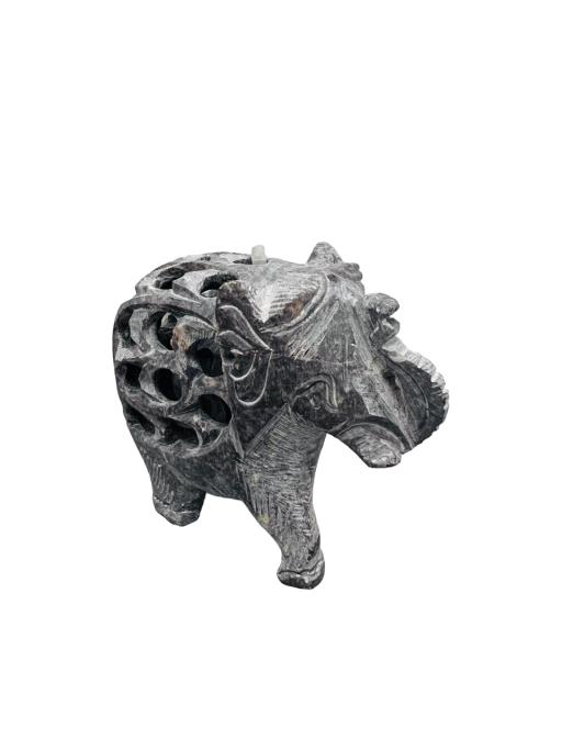 Undercut Elephant Grey Natural Soapstone