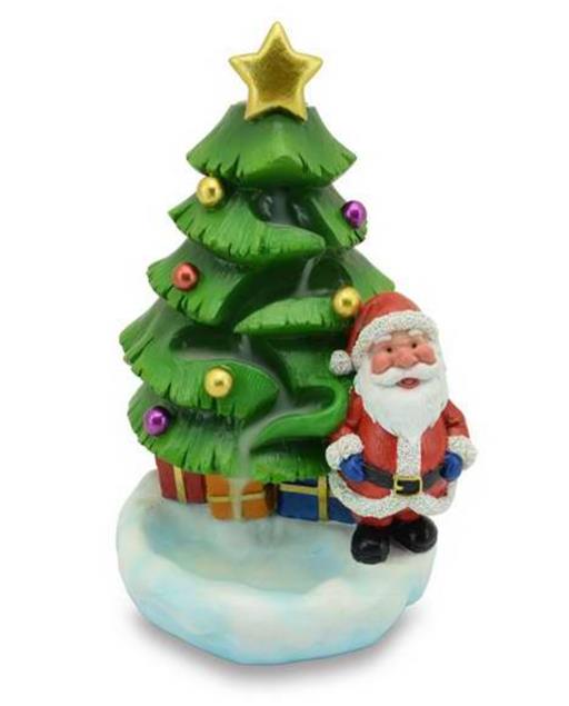 Backflow Incense Burner Santa With CHRISTMAS Tree