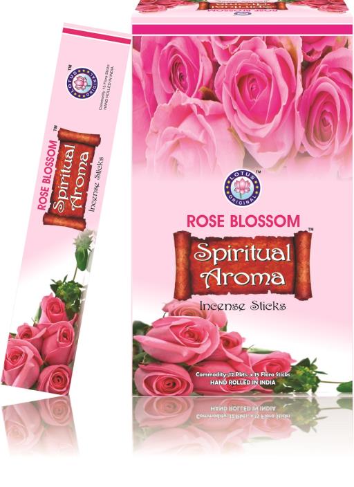 Spiritual Aroma Rose Blossom INCENSE Sticks