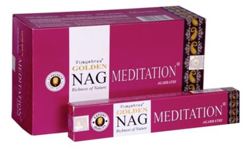 Golden Nag Meditation INCENSE Sticks