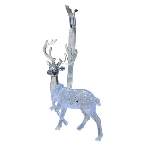 Reindeer Ornament ClearGold