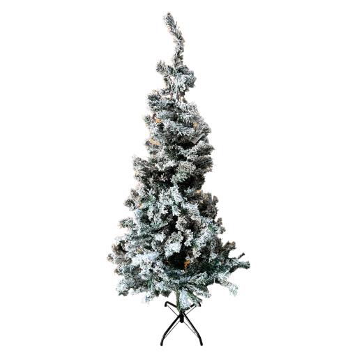 CHRISTMAS Tree 4.9Ft With 330 Branch Tips Green White