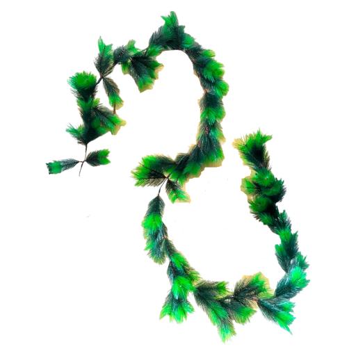Pine Artificial CHRISTMAS Garland 8.8Ft With 95 Branch Tips Green
