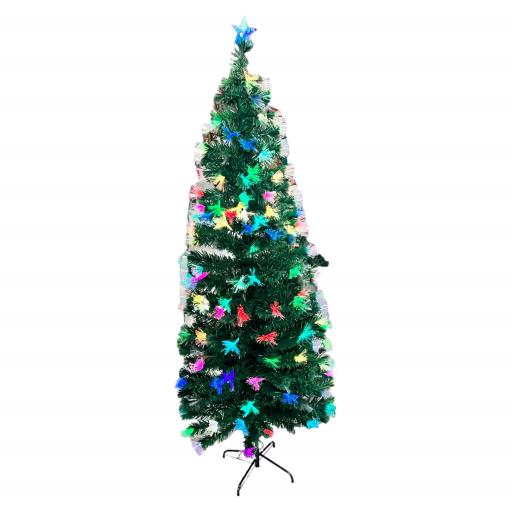 CHRISTMAS Tree Pre-Lit With Multi Color Led 7.8Ft