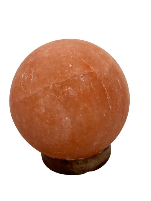 Himalayan Salt LAMP Ball Shape With Wooden Base