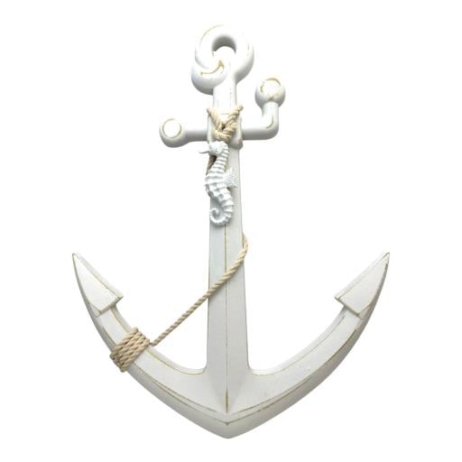 Anchor With Rope Sea HORSE White