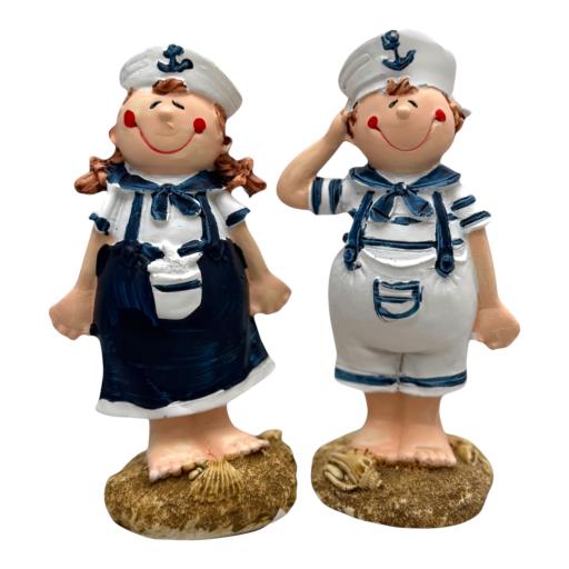 SAILOR Man And Woman Navy Blue White