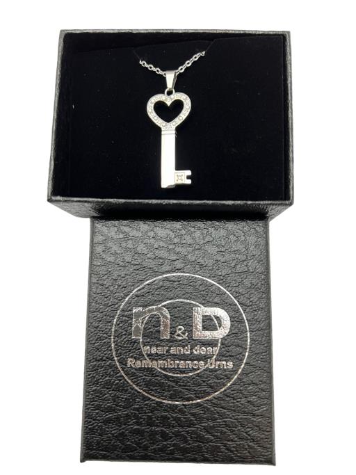 Stainless Steel PENDANT Key With Engraved Pattern