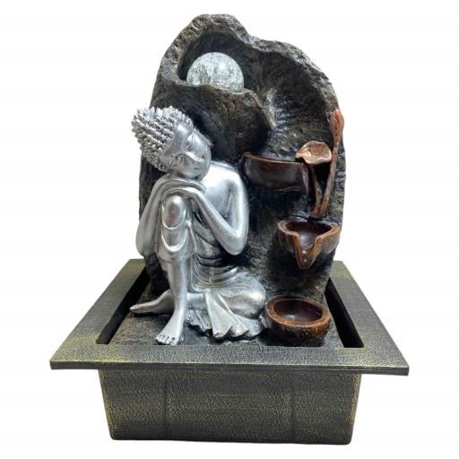 Fountain Sleeping BUDDHA With Crystal Ball