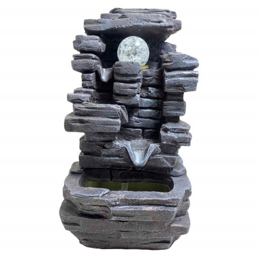 Fountain Step Waterfall With Crystal Ball