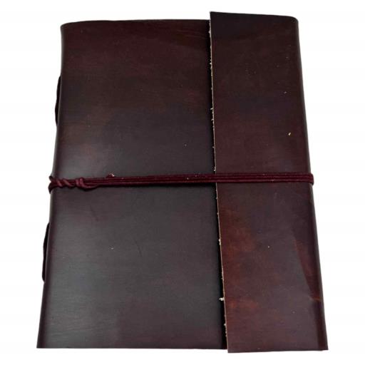 Plain Handmade LEATHER Journal With Cotton String