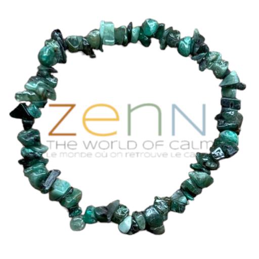 Emerald Stone Chip BRACELET Is Used For Healing Love Harmony And Enhancing Focus 8Mm