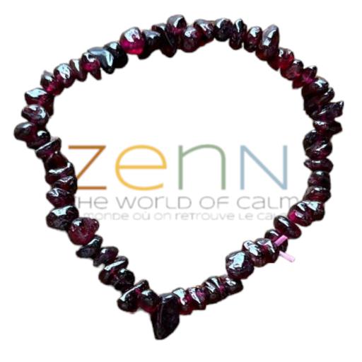 GARNET Chip Bracelet Is Known For Enhancing Vitality Energy And Brings Harmony To Daily Life 8Mm