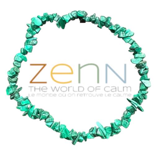 Malachite Stone Chip BRACELET Protects The Carrier From Accidents And Enhances Goal Achievement 8Mm