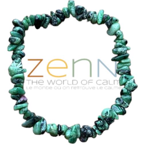 Ruby Zyosite Stone Chip BRACELET Is Used For Spiritual Awakening And Healing 8Mm