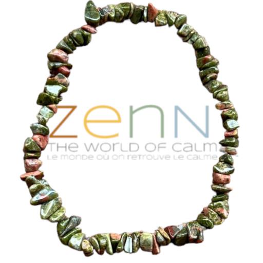 Unakite Stone Chip BRACELET Is A Stone Of Vision Brings Harmony And Prevents Negative ENERGY 8Mm