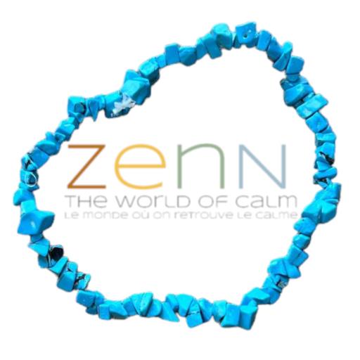 Turquoise Stone Chip (Synthetic) BRACELET Is Used For Protection & Spiritual Purposes And Brings Goo