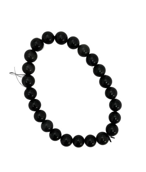 Black Obsidian BRACELET Helps Anchor Yourself Promoting A Sense Of Stability And Inner Strength 8Mm