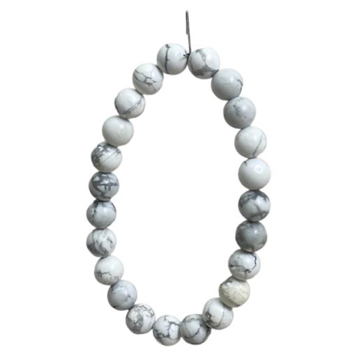 Howlite Stone BRACELET Strengthens Memory And Stimulates Desire For Knowledge And Teaches Patience 8