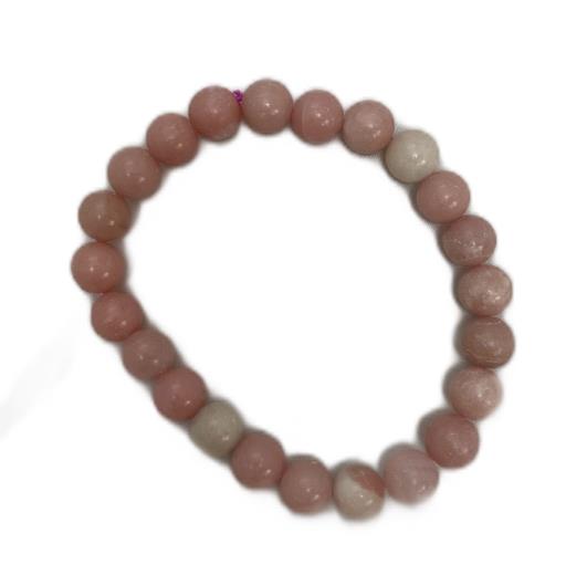 Pink Opal Stone BRACELET Is A Stone Of Love & Gentleness And Cures Stress & Anxiety 8Mm
