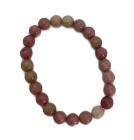 Pink Rhodonite BRACELET Activate Heart Chakra Performs Deep Healing Control Emotions And Fills Life 