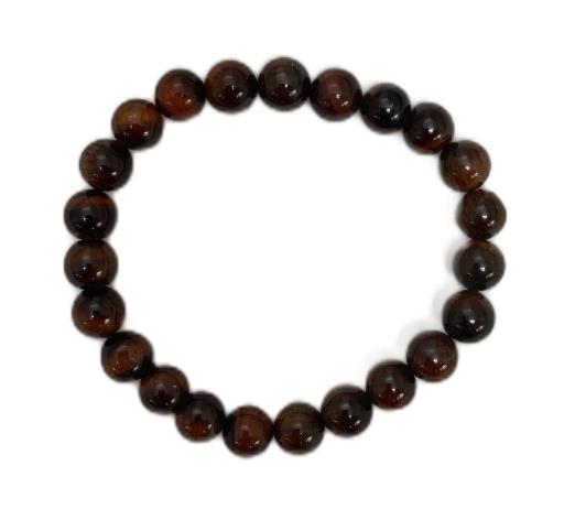 Tiger Eye Red BRACELET Boost Confidence And Motivation And Thus Enhances Focus 8Mm