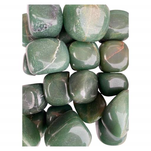 Green JADE Tumbled Stones 500G / 1.10 Lb Per Bag