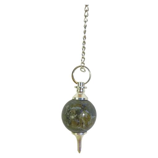 Labradorite Gemstone Pendulum