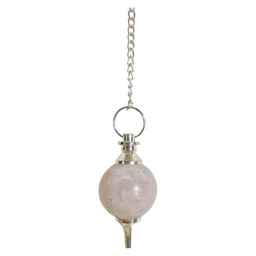 Rose Quartz Gemstone Pendulum
