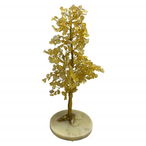 Citrine Gemstone Tree (Citrine Round Stone Base) 300 CHIPs