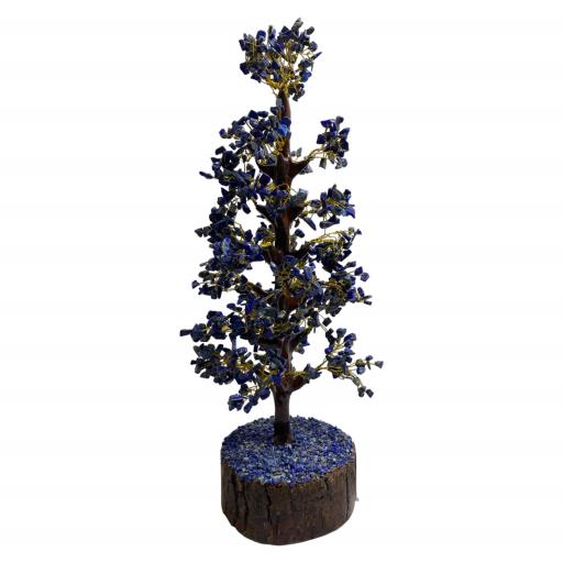 Lapis Gem Stone Tree (Wood Base) 1000 CHIPs