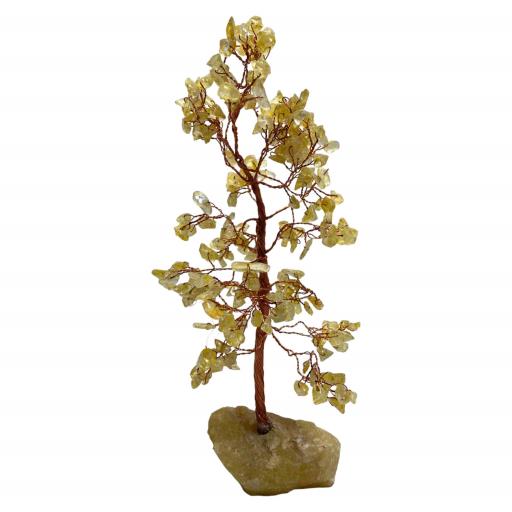 Citrine Gemstone Tree (Citrine Rough Stone Base) 300 CHIPs