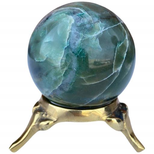 Green JADE Sphere Approx. 200G Display Stand Is Not Included