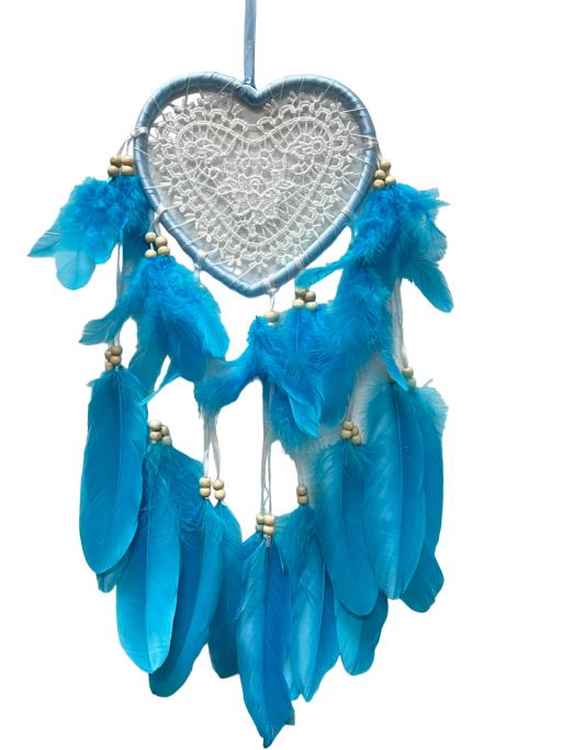 Heart Shape DREAM CATCHER With Feather