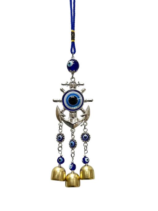 Evil Eye With In Anchor WIND CHIME